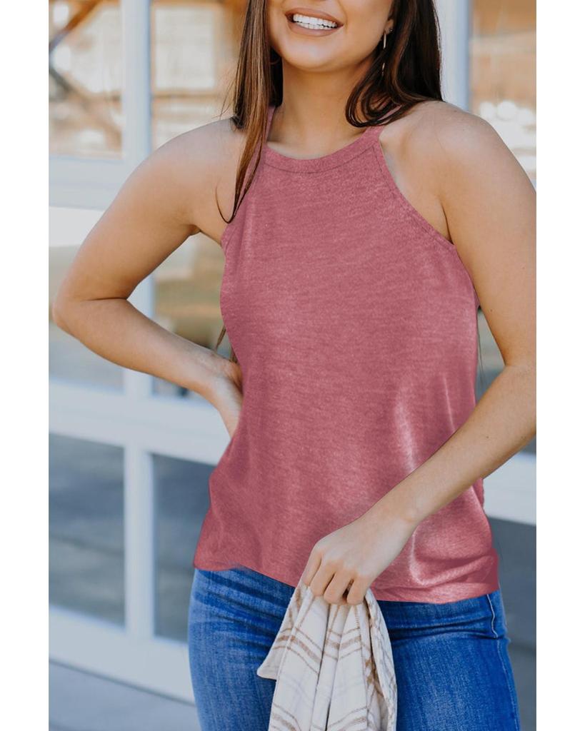 Azura Exchange Maiou fără mâneci cu guler rotund