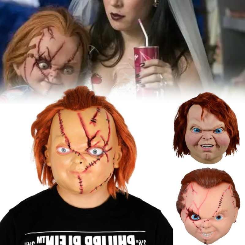Terror Childs Play Cosplay Latex Mask Halloween Party Stage Gift Performance