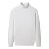 Men's Thickened Woolen High-Neck Sweater with Fleece Lining, Autumn/Winter Warm Base Layer, Rolled Collar Knitwear