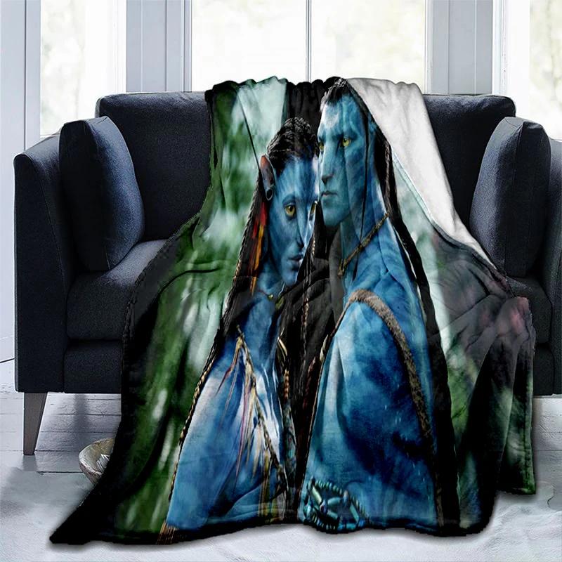 Avatar Film Gedruckte Weiche Warme Decke für Wohnzimmer Schlafzimmer Bett Sofa Couch Büro Geschenke Flanell Überwurfdecken