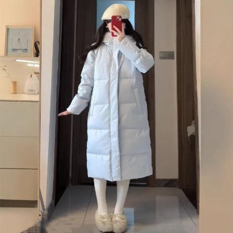 Zhongxi Down Jacket Women's Mid-length Winter New Thickened Knee-length Cotton Coat and Jacket