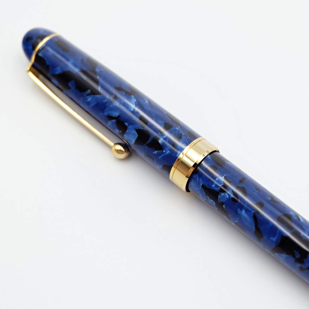 Ultramarine Thin Shaft Fountain Pen [Onishi Manufacturing]