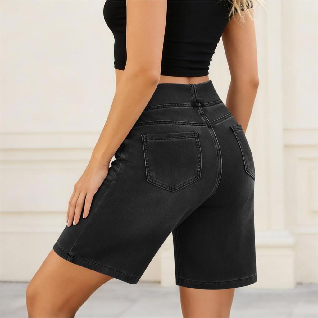Ladies' Casual  Versatile Fashionable Denim Shorts