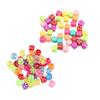 50 Pcs Board Game Dices Acrylic Dices Six Sided Dices Colorful Dices Loose Spacer Beads for Bar Club Party