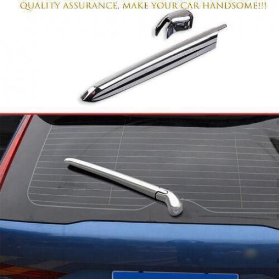 For Volvo XC60 2018-2024 Glossy Chrome Tail Rear Window Wipers Cover Trim 2PCS