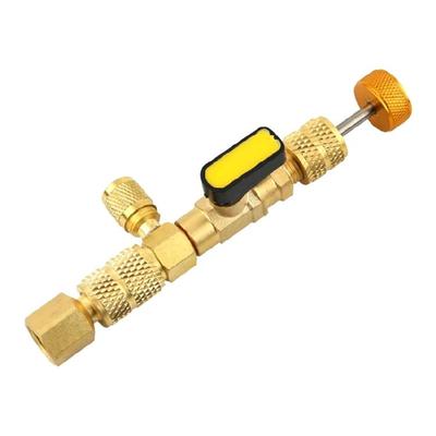 HVAC for Valve Core Remover for W/ Dual 1/4 and 5/16 Service Ports for Valve Cor