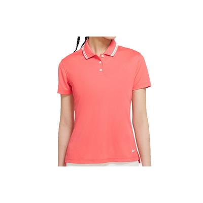 Polo Shirts Women's Mysterious Ash Red Polo Collar Moderate Straight Fit BV0218-814