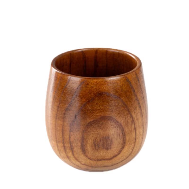 Vintage Jujube Wood Tea Cup