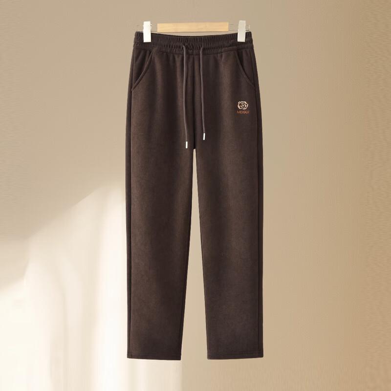 Yalu Women's High-Waist Fleece-Lined Warm Winter Pants