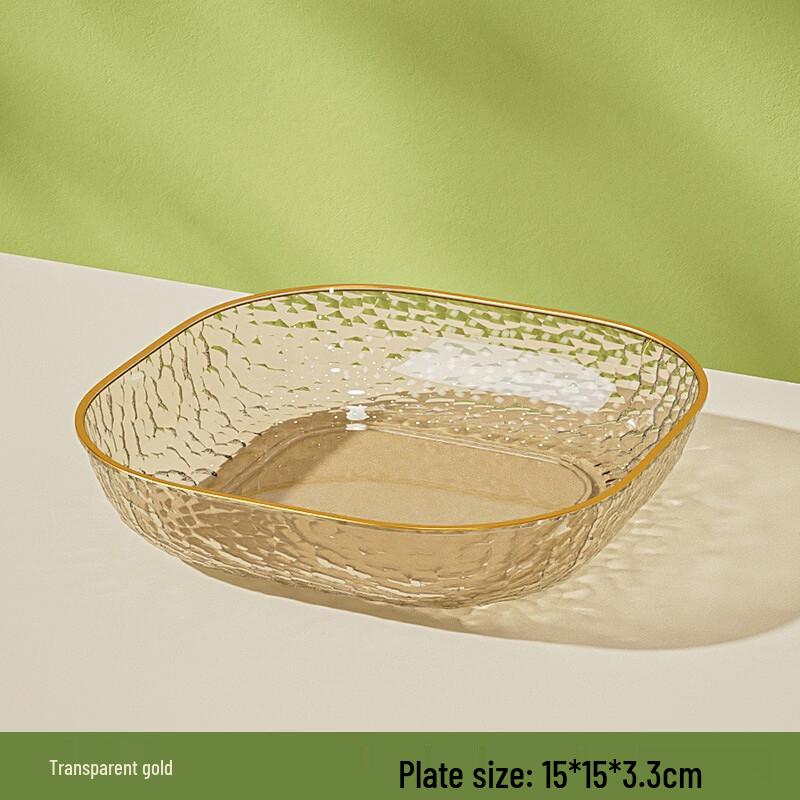 Yangge Gold-Rimmed Multipurpose Snack Plates & Racks