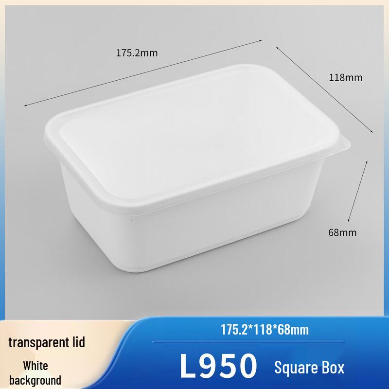 ZISIZ Rectangular Takeout Food Container