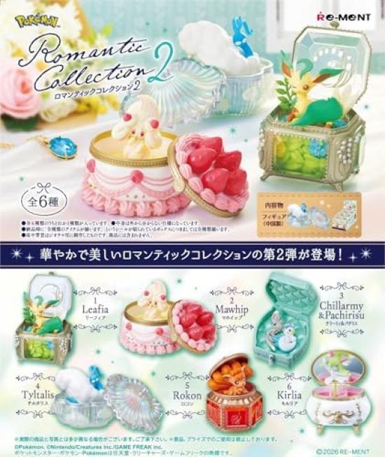 Romantic Collection 2 1 BOX H115mm x W70mm x D70mm Re-Ment Pokémon ATBC-PVC