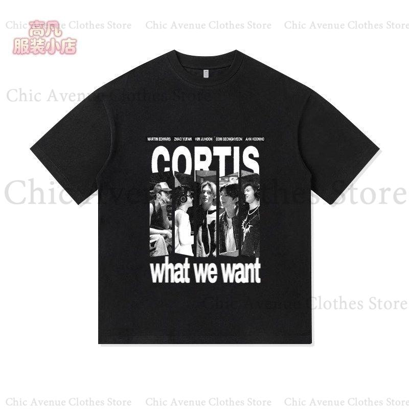 Kpop Cortis Series Tshirt for Fans Cotton Summer Tee Short Sleeve Tops Casual Clothes T Shirt for Unisex Women Fashon Tshirts