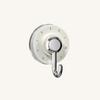 2 Pcs/Bag Strong Swivel Suction Cup Hooks Hole-free Clothes Hook Portable Wall Sticky Hooks  Toilet