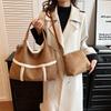 Retro large-capacity women's bag autumn and winter new deerskin velvet fashion shoulder bag underarm mother handbag