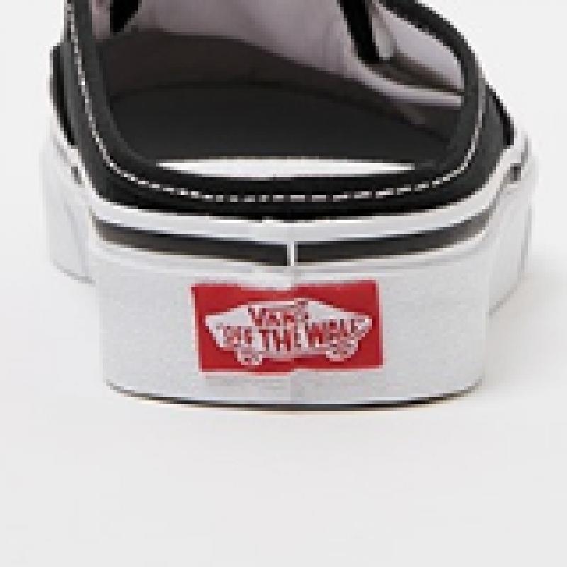 Vans Authentic Mules   Black  True White  Vn0a54f76bt1