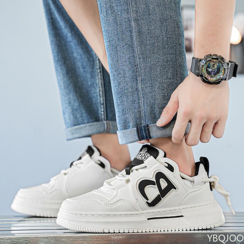 Fashion Men's Shoe Trend New Versatile Sports Board Shoes Height Increasing Casual Color Blocking Design Vulcanized Shoes Zapatos Hombre