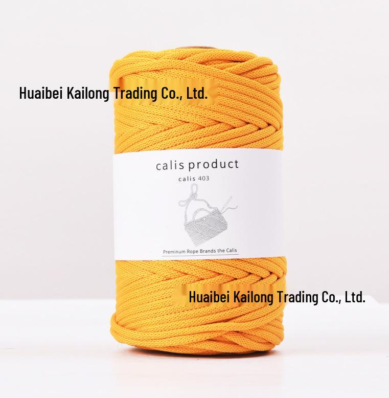 4mm Cotton-Polyester Crochet Cord for DIY Hand-Knitted Bags and Weaving