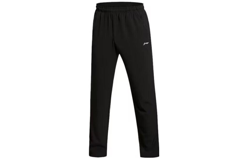 Li Ning Badminton Collection Knitted Sweatpants Men s Black AKLT647-1 4XL