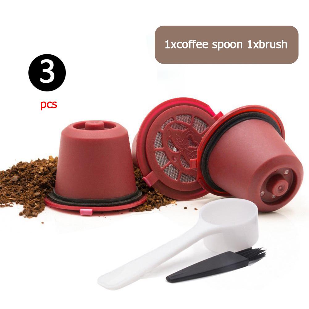 For Nespresso Coffee Filter Coffee Machine Reusable Coffee Capsule Filters Shell Filter Pod Refillable Coffee Capsule Filter Kit