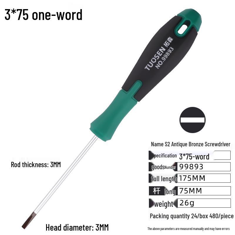 Tuosen Magnetická sada šroubováků s plochými a křížovými mini šroubováky