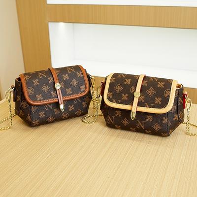Nova bolsa mensageiro de verão para mulheres, bolsa de ombro retrô da moda feminina, bolsa feminina com padrão antigo, tendência da moda
