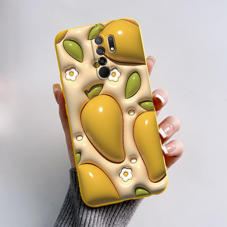 For Xiaomi Redmi 9 Cute Cartoon Cover For Xiaomi Poco M2 Reloaded Phone Coque For Xiaomi Redmi 9 Prime Soft Protective Covers