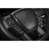 Black Wood Grain Steering Wheel Center Moulding Cover Trim For Ford F-150 2015+