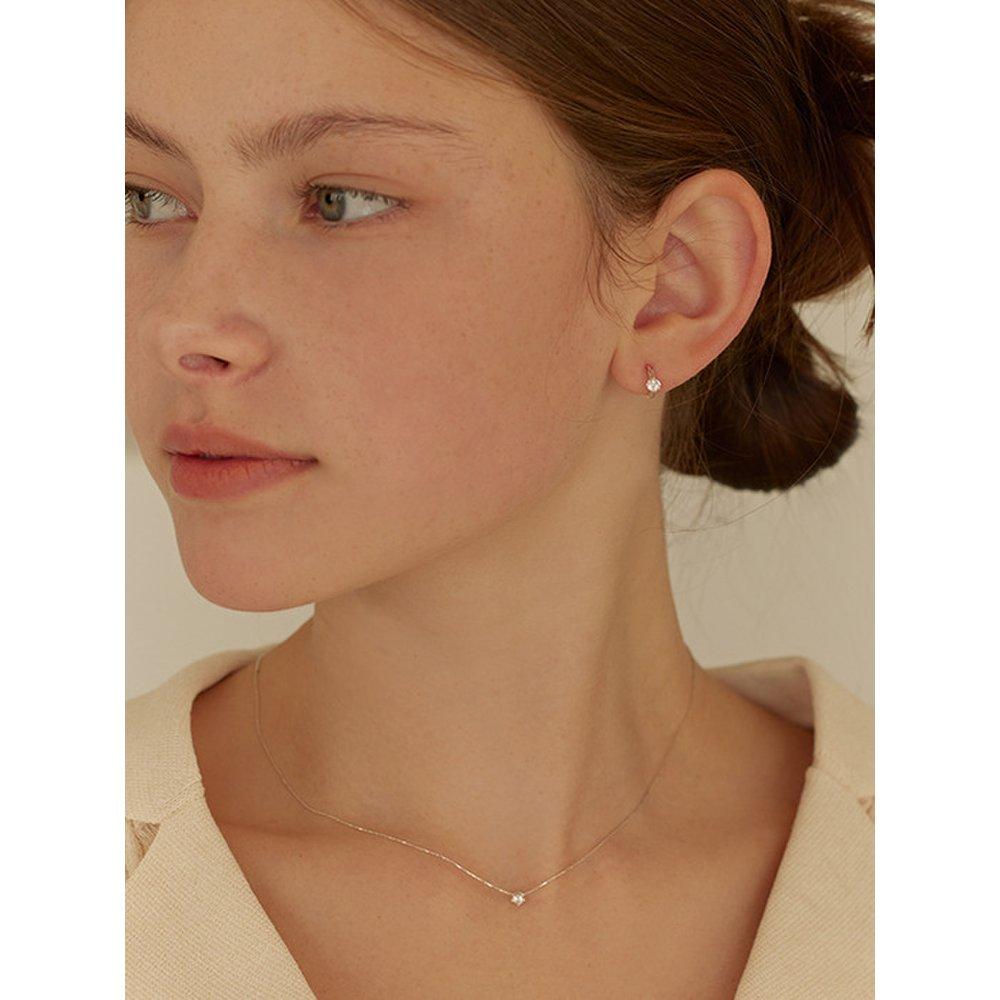 Clear Shiny Chain Necklace