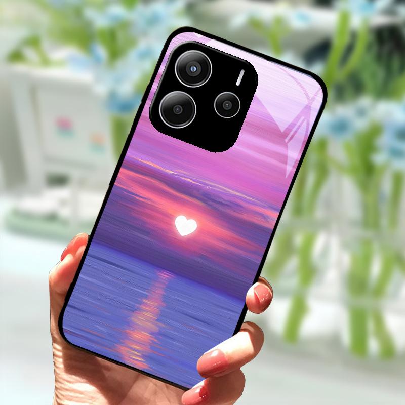Coque For Redmi Note14 Glass Case 14 Pro 4G 5G New Popular Tempered Glass  Phone Cover For Redmi Note 14 Pro+ 5G Protector Cases