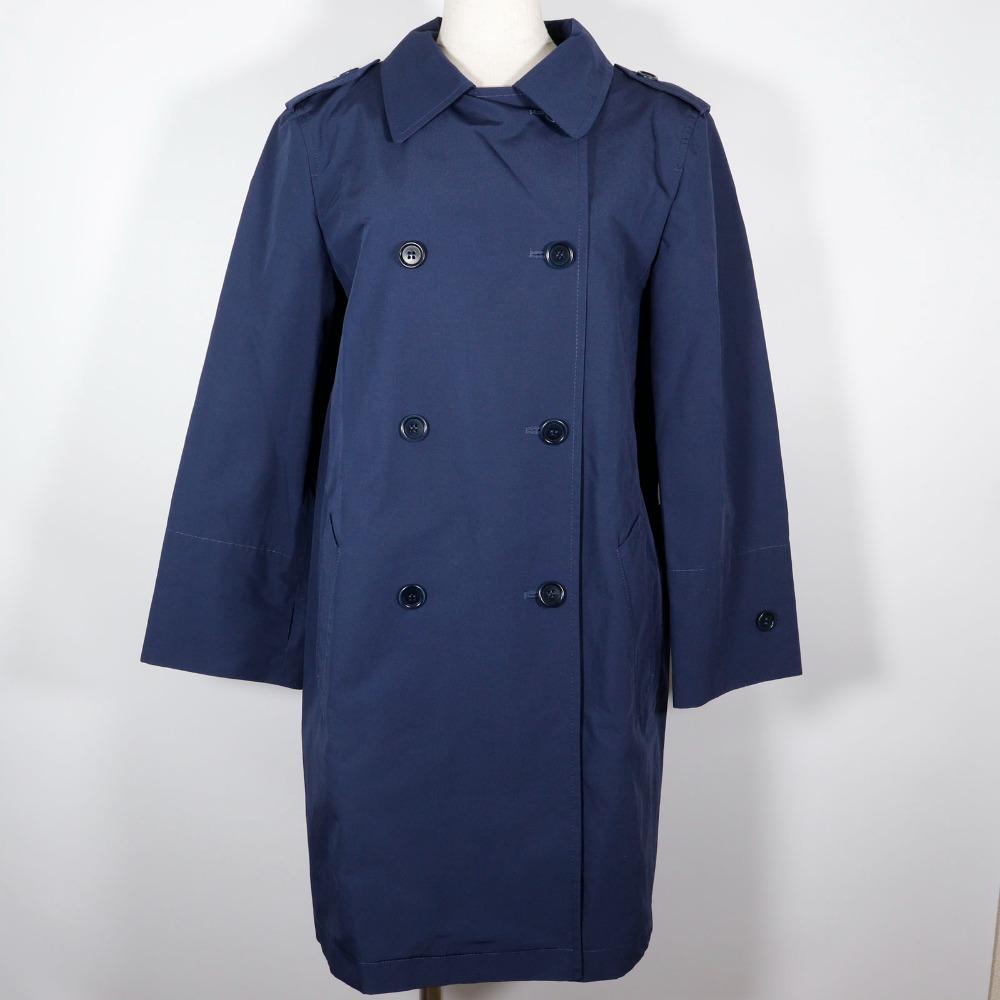 Prada Trenčkot 29Y278 Tmavě modrá bavlna/polyester Dámský Použitý