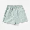 BETWEEN A AND B Flower Print Elastic Waist Shorts [Teal]