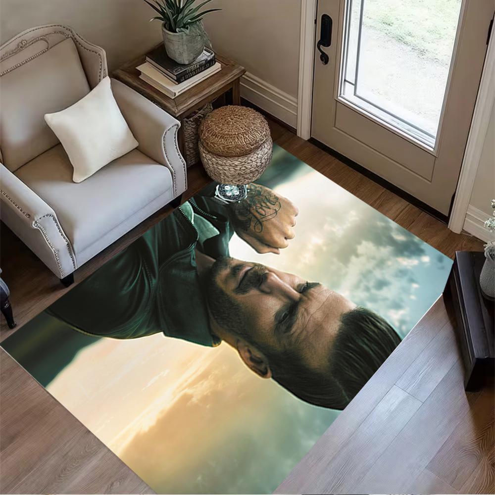 David Beckham's Torso Bereich Teppich Design für Wohnzimmer Outdoor Spielzimmer Eingangsbereich Rutschfester Teppich Büros Dekorieren Perfektes Geschenk für Freunde & Familie