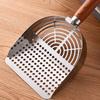 Stainless Steel Cat Litter Scoop Deep Shovel Cat Poop Sifting Tool Litter Box Scooper  Pet Cleaning