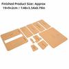 Acrylic Leather Wallet Making Template Clear Transparent Purse Making Template Reusable Durable Purse Making Pattern