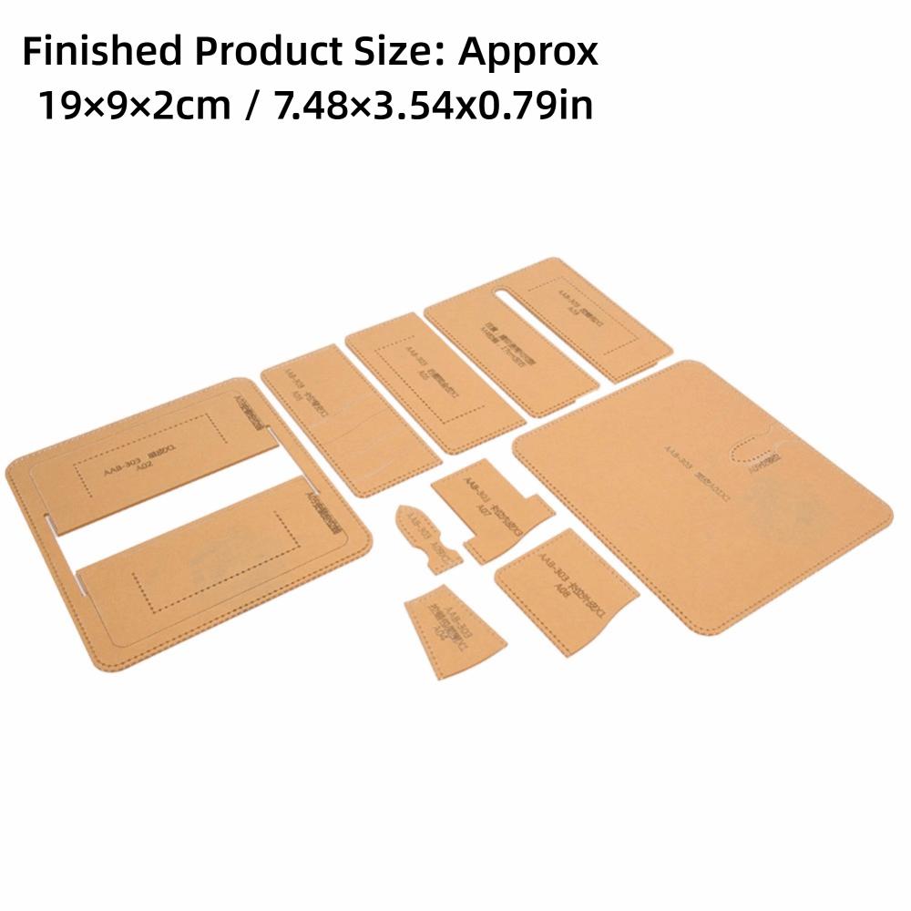 Acrylic Leather Wallet Making Template Clear Transparent Purse Making Template Reusable Durable Purse Making Pattern
