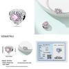 Genuine Copper Classical Lotus Butterfly Angel Cross Dragonfly Pink Purple Charm Bead Charms Bead Charms Compatible With Pandora Authentic Bracelets D