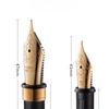 SCHMIDT German No. 5 26 Mm No.6 35mm EF/F/M 0.38/0.5/0.7MM Nib Golden Silver Nib Fountain Pen School Supplies Writing Pen Refill