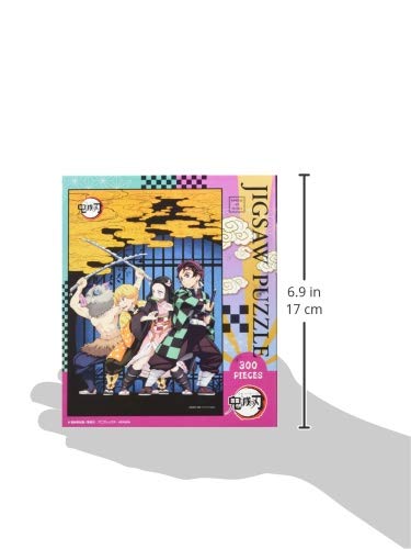 ENSKY Demon Kimetsu no Yaiba Tanjiro Nezuko Zenitsu Inosuke 26 x 38cm Jigsaw Puzzle 300 Pieces JIGSAW PUZZLE Slayer 300-1539