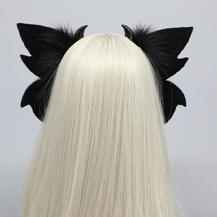 Stilvoller Tierohren-Haarreif Stirnband Kostüm Kopfschmuck Bequemes Plüsch-Accessoire für Frauen und Kostümpartys