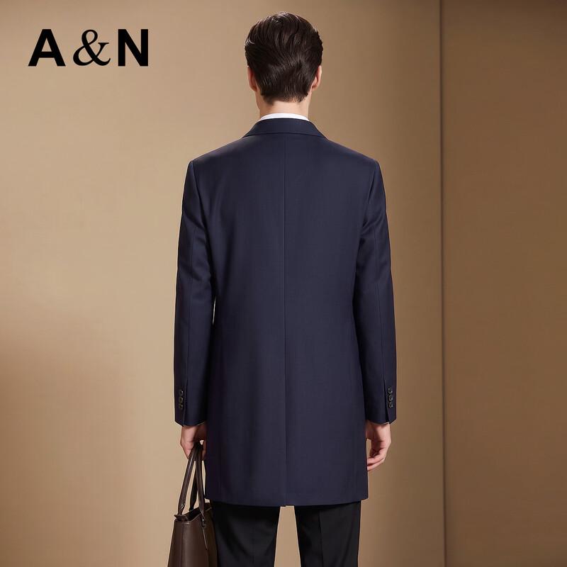 Antonio Premium Silk-Wool Blend Business Trench Coat
