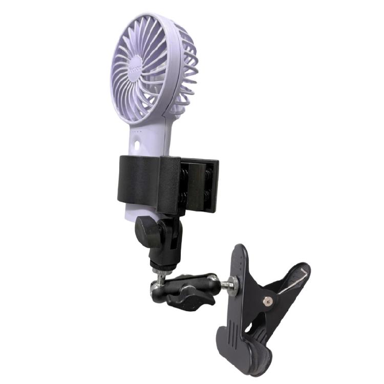 Metal Clamp Holder Large Opening Capacity up to 60mm for Stable Support Handheld Fan Lights Tools Studio Use