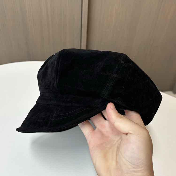 New small cornice beret showing face small casual cloud cap women's winter British retro painter hat