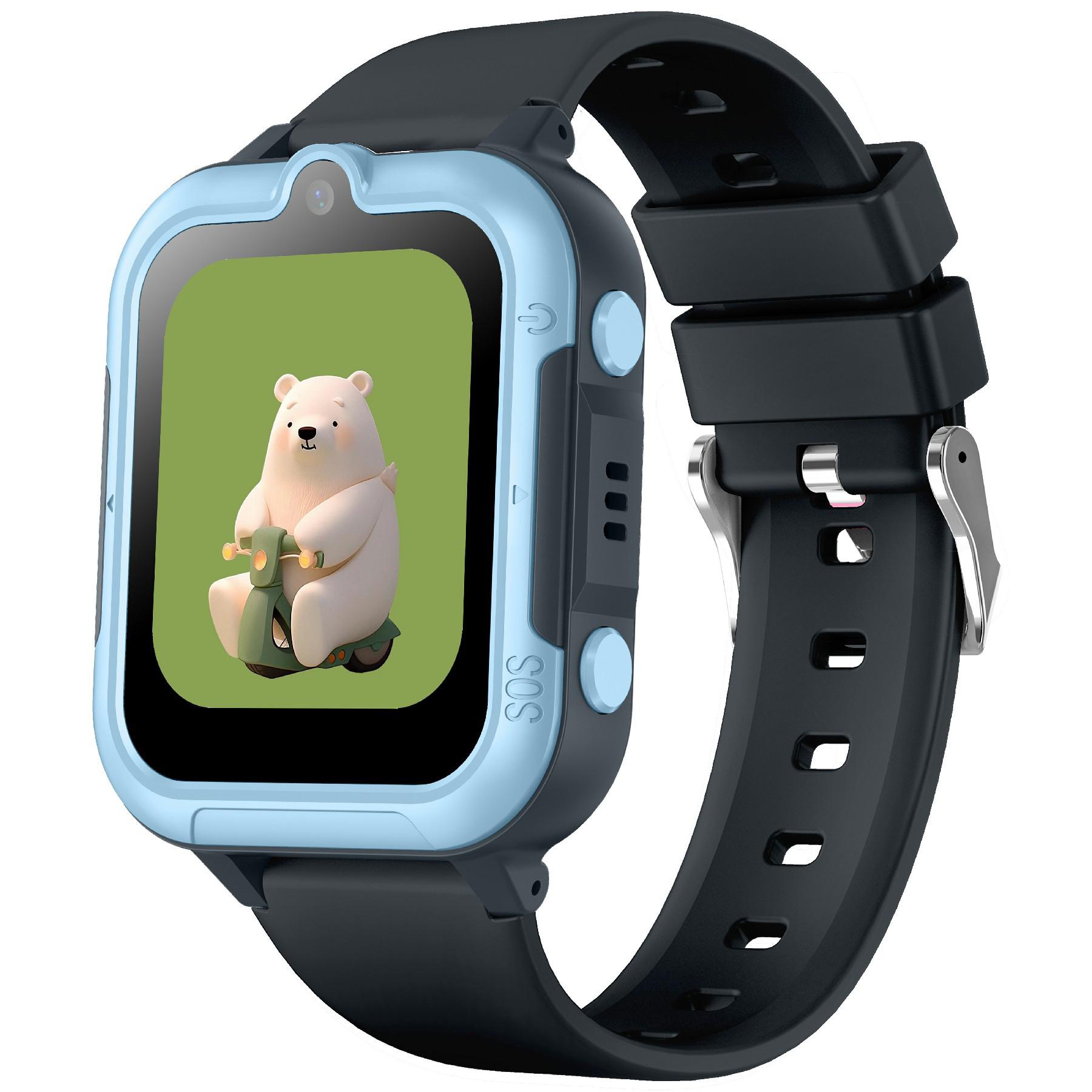 

U88 1.5-inch 4G Call Children Smart Watch SOS GPS Positioning Camera Watch,European+Asian+African Version Graphite Color