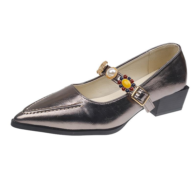 Hot Selling 2025 Shoes Women Flats Shallow Mouth Autumn round Toe Loafers Ballerinas New Fall black Retro Shoes Zapatos De Mujer