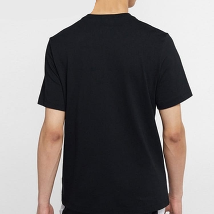 Nike T Shirts Men's Black Crew Neck Moderate Straight Fit BV0629-010