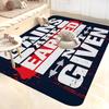 No Pain No Gain GYM Room Mats Washable Non-Slip Living Room Sofa Chairs Area Mat Kitchen Alfombra