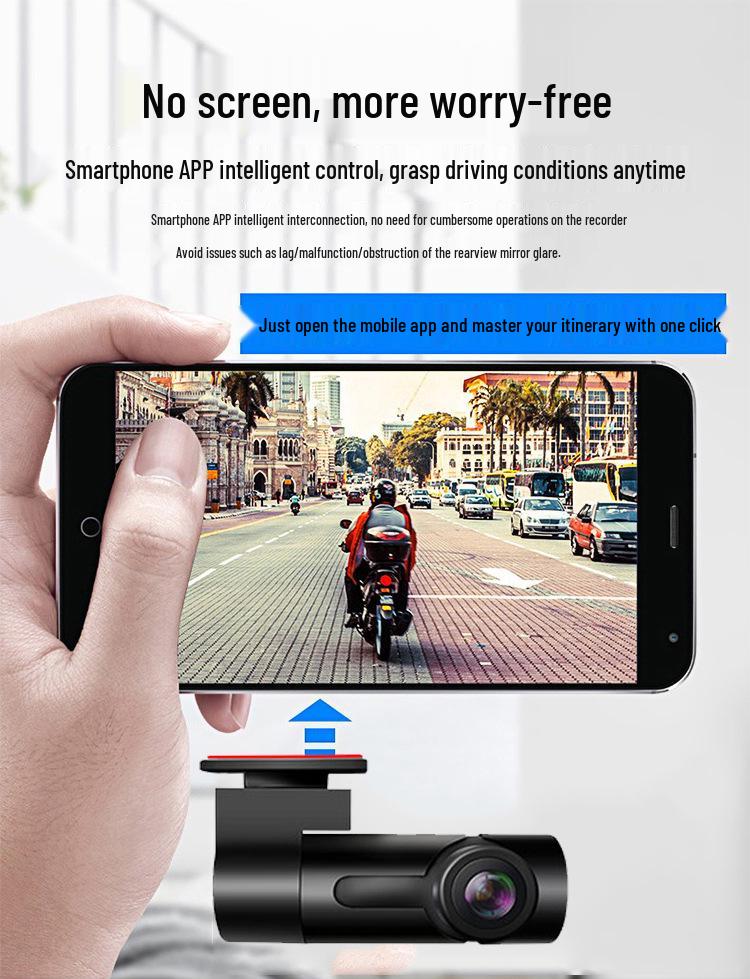Bestseller HD Nachtsicht WiFi Dashcam mit App-Konnektivität
