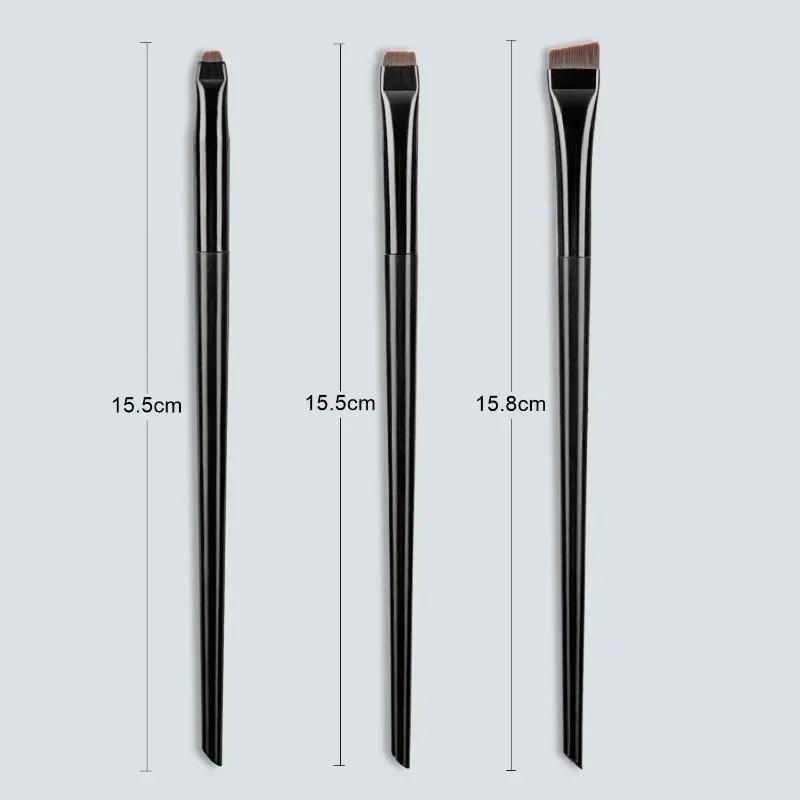 3Pcs/set Blade Eyeliner Brushes Eyebrow Brush Portable Flat Fine Eye Liner Brow Contour Makeup Brush Make Up Tool Wholesale 2026