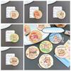 Cute Cartoon Single-sided Mirror Tinplate Cosmetic Mirror Durable Tinkering Mirror  Small Gift